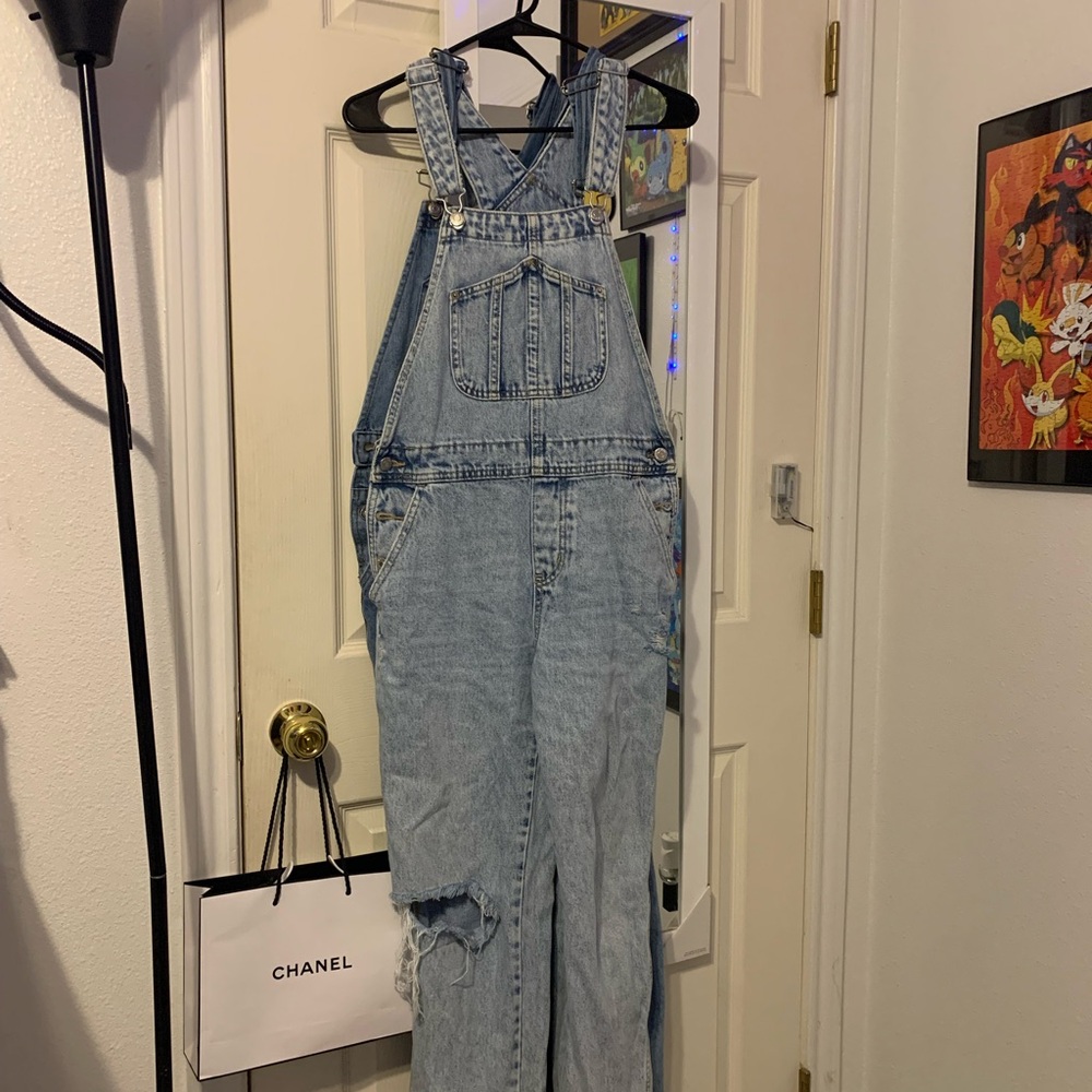 Old Navy Blue Denim Overalls